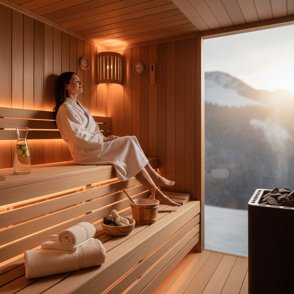 Infrarotkabine oder Sauna