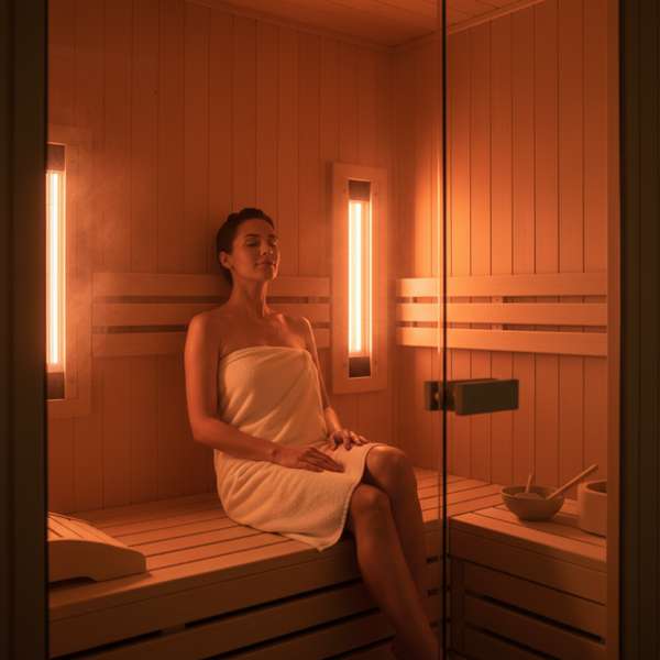 Direkte Wärmewirkung in der Infrarotkabine