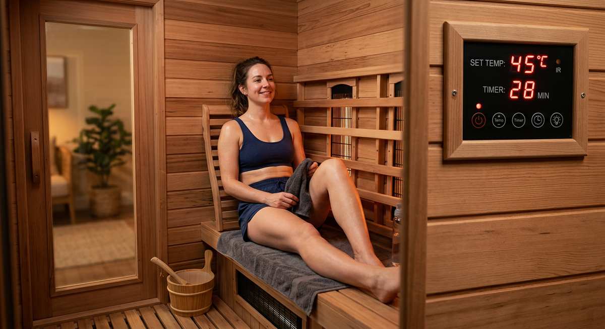 Infrarotsauna Dauer und Temperatur Tabelle — Einsteiger und Fortgeschrittene