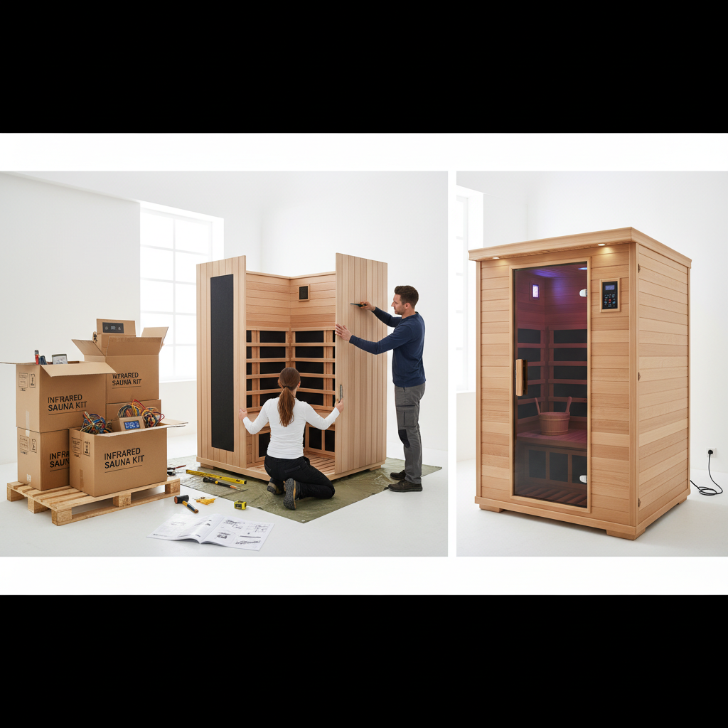 Nahaufnahme der verkabelung von Infrarotstrahlern