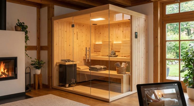 Infrarotsauna Empfehlung: Moderne Infrarotkabine aus Holz