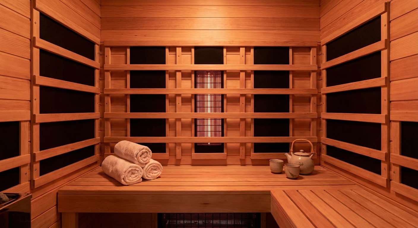 Infrarotstrahler in der Sauna — Vollspektrum Infrarot Technik