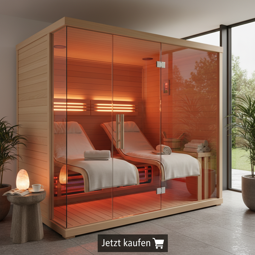 Infrarotsauna für 2 Personen kaufen 🛒