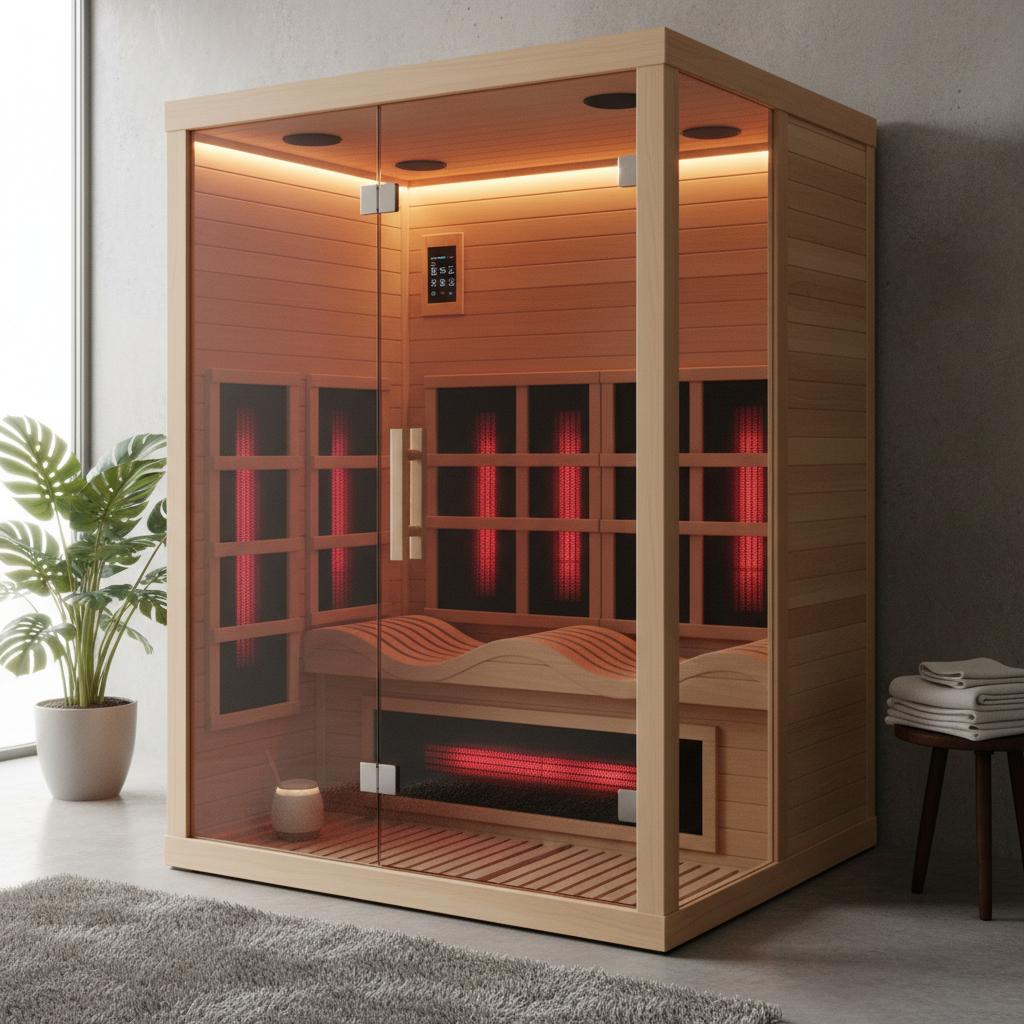 Montage einer Hecht Infrarotsauna mit Klicksystem