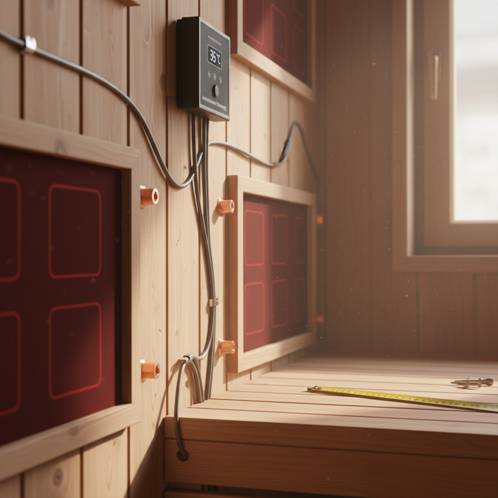 Materialien und Werkzeuge für den Infrarotsauna-Selbstbau