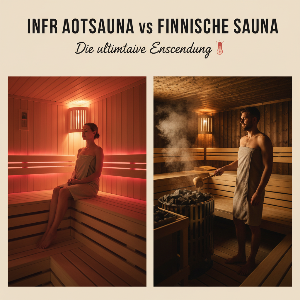 Infrarotsauna vs Finnische Sauna: 🔥 Der ultimative Vergleich