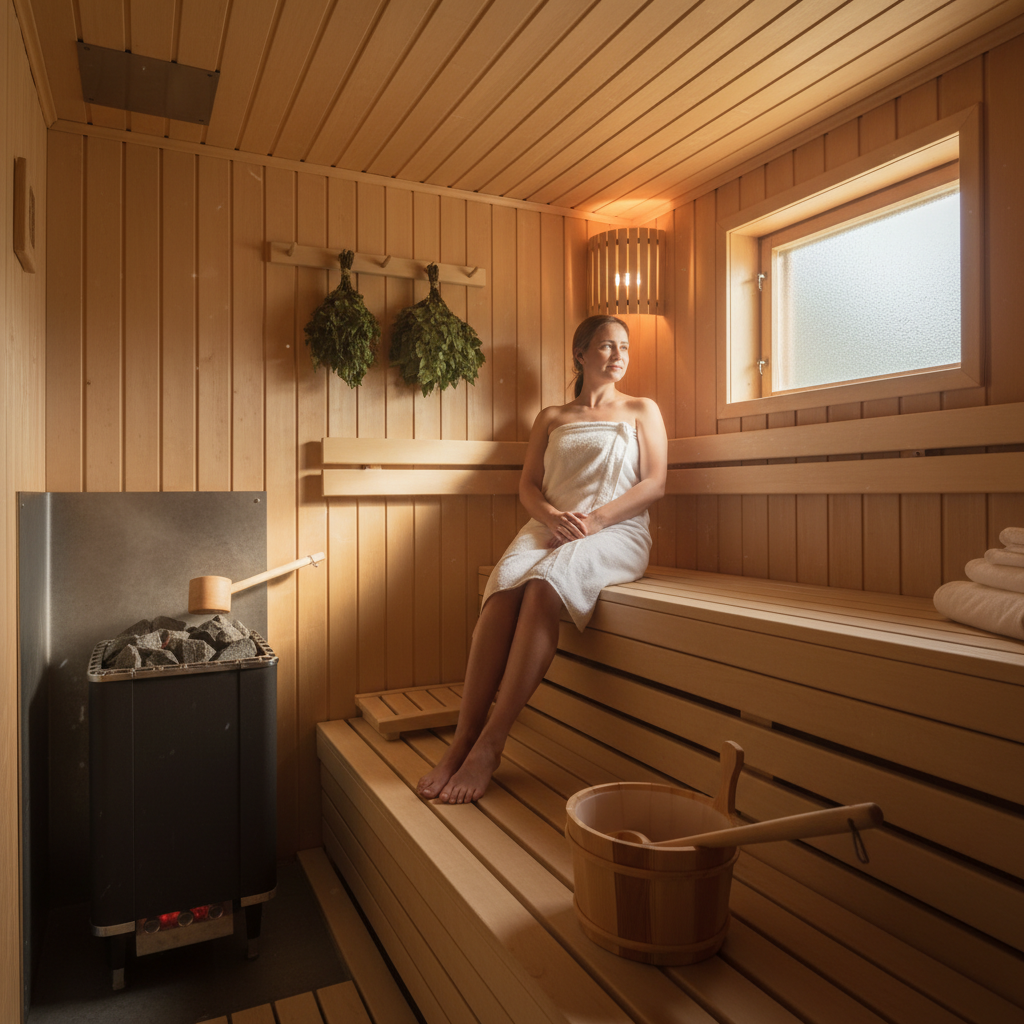 Finnische Sauna