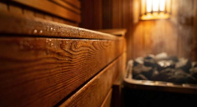 Hemlockholz für Innensauna
