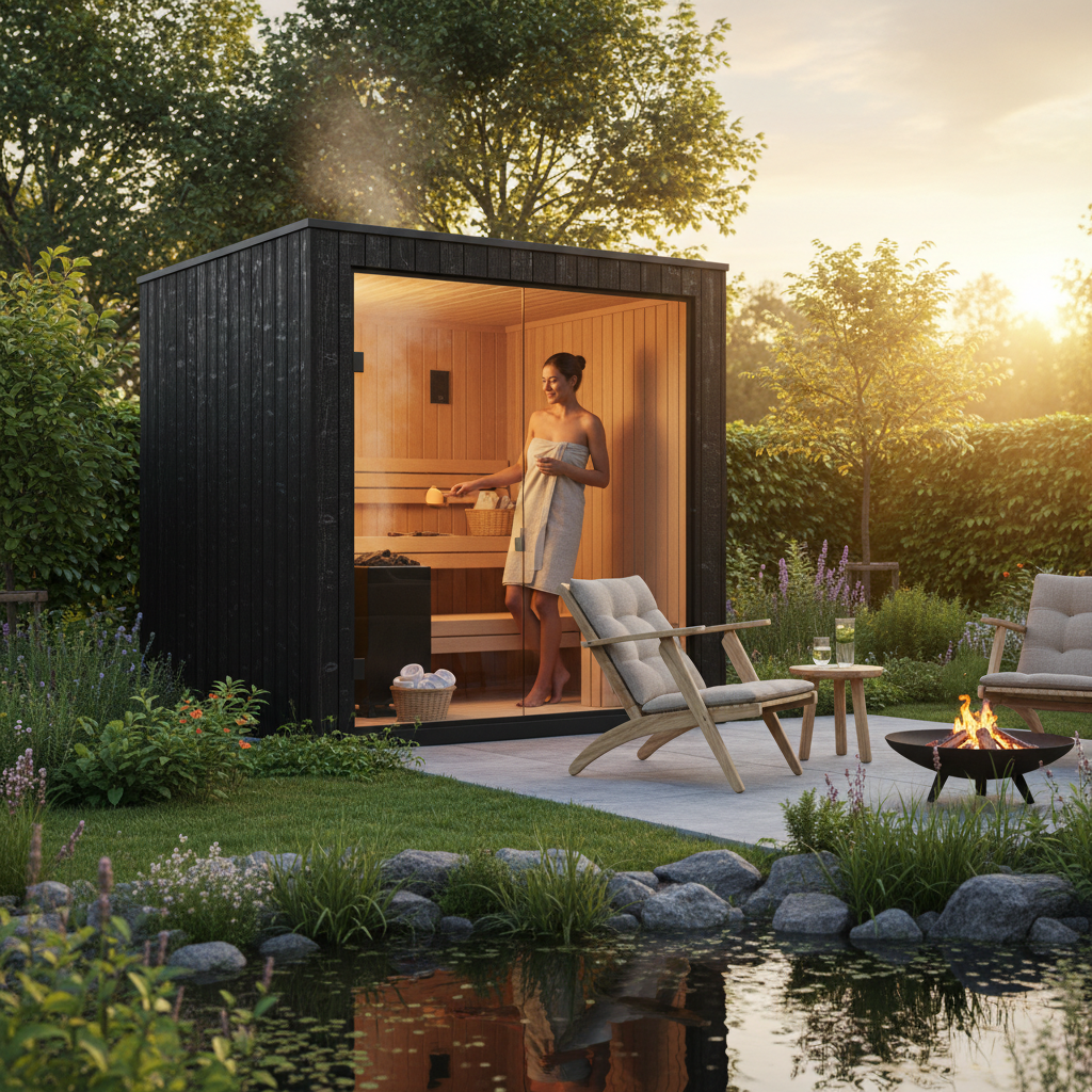 Kleine Gartensauna