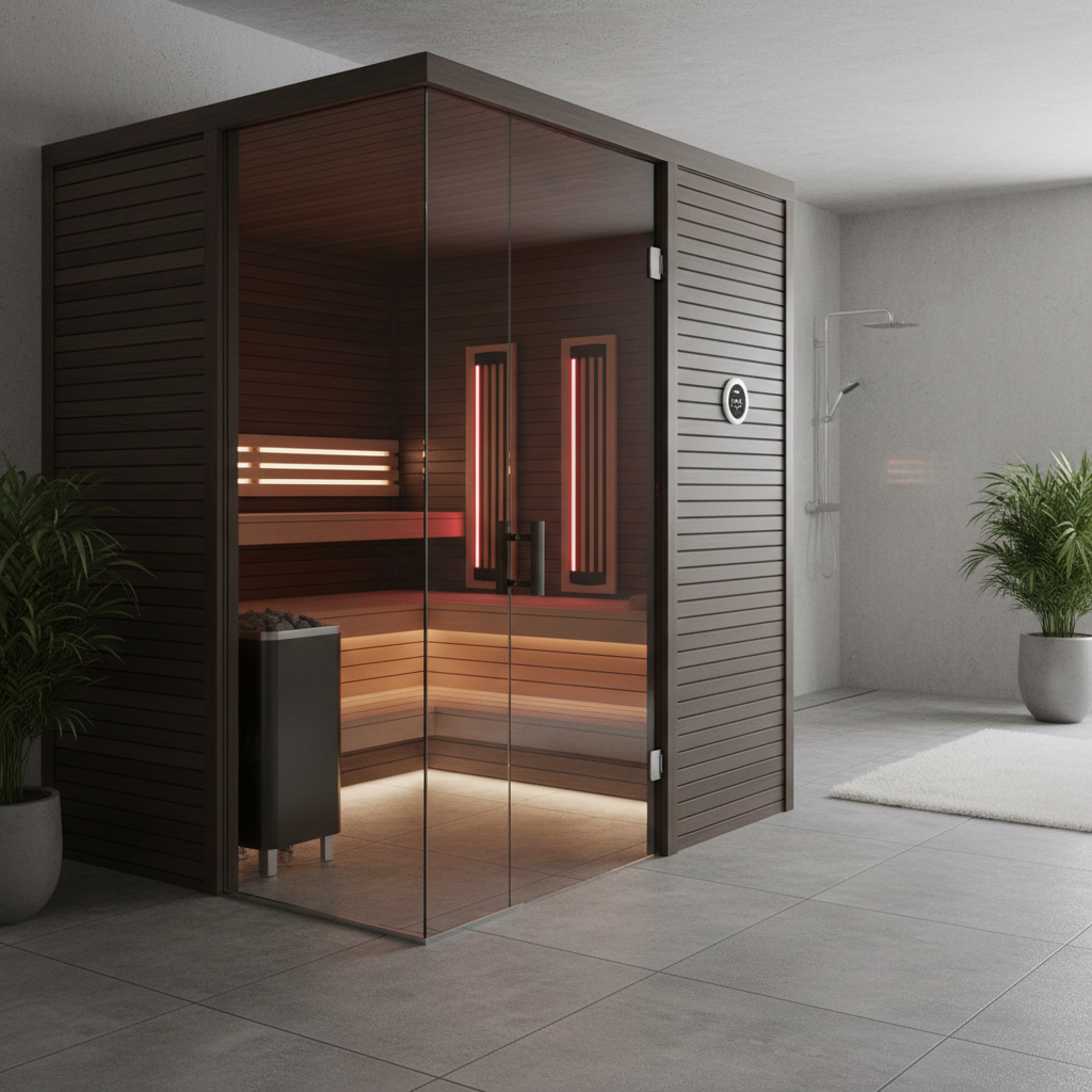 Kombisauna Sauna und Infrarot in einem Gerät