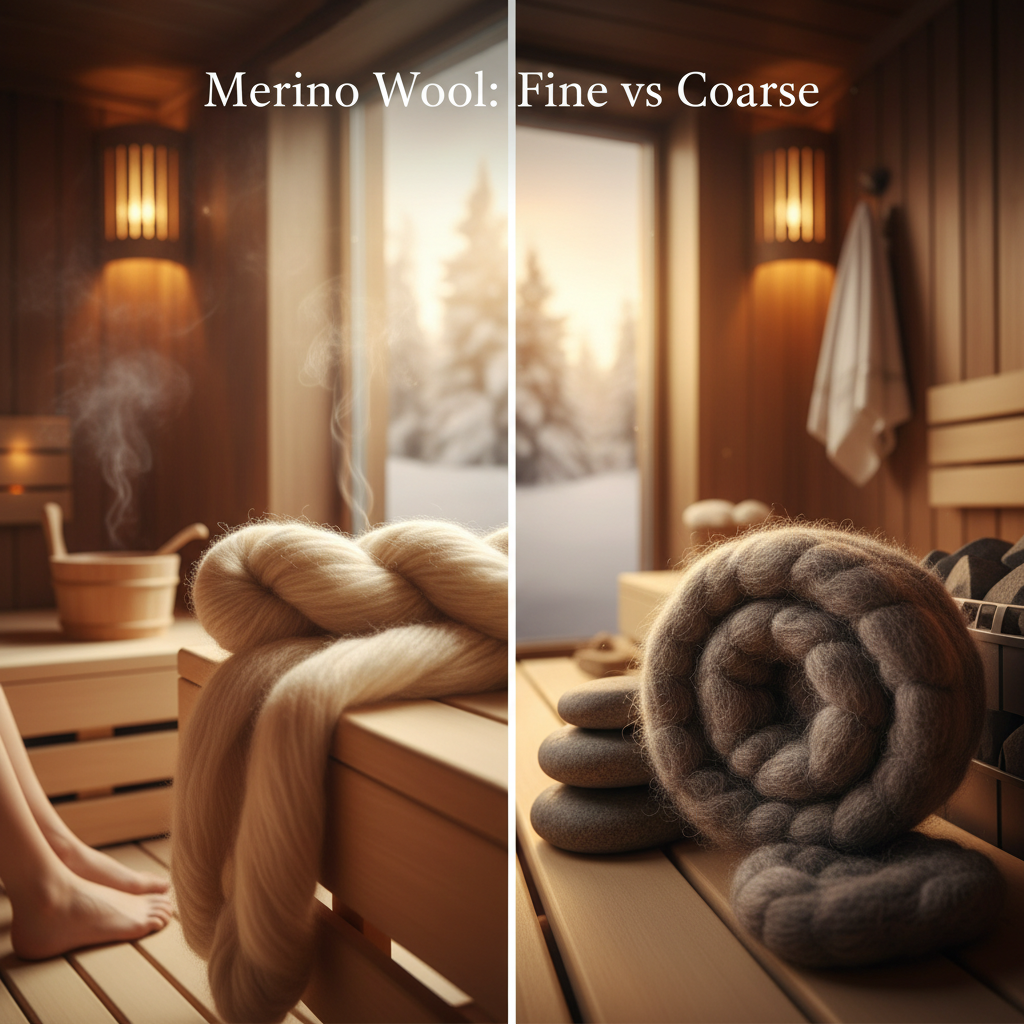 Merinowolle fein vs grob