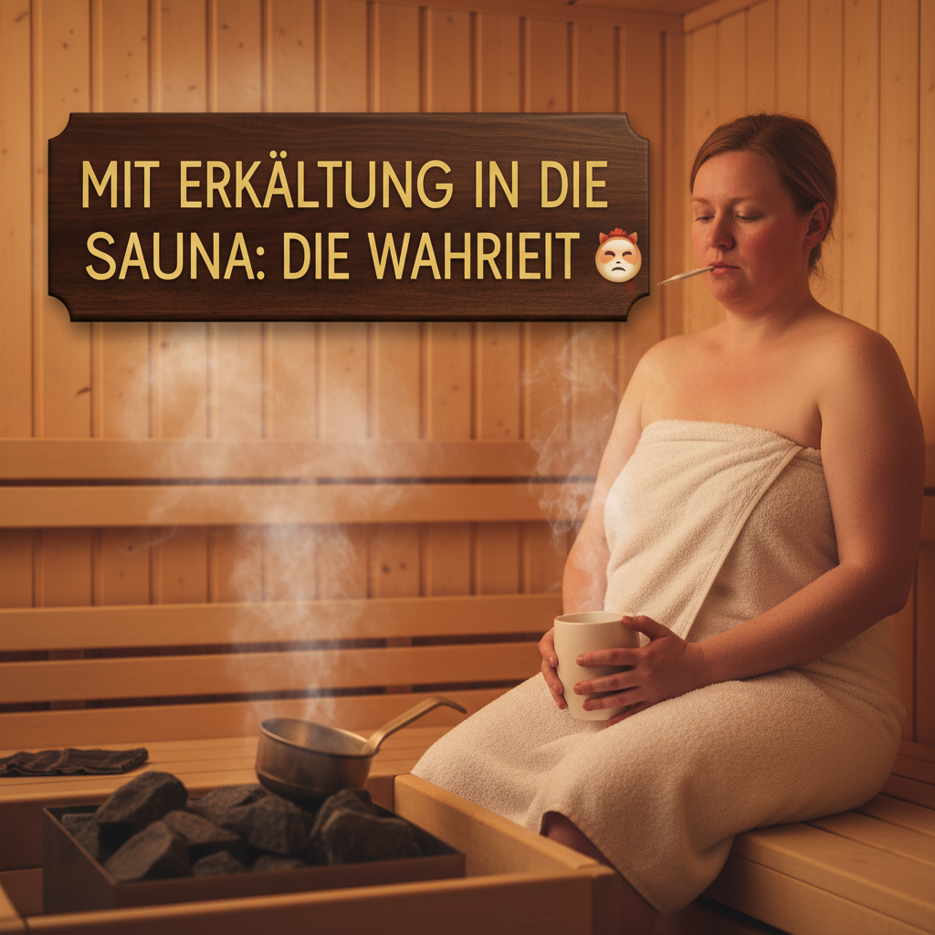 Mit Erkältung in die Sauna: Die Wahrheit 🤒