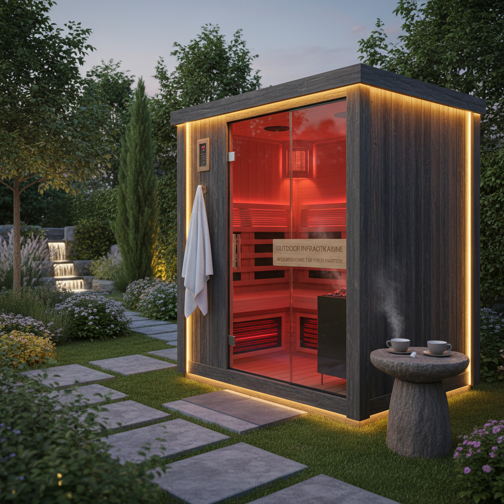 🏡 Outdoor Infrarotkabine: Wellness-Oase für Ihren Garten!