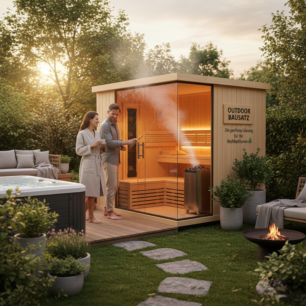 🔥 Outdoor Sauna Bausatz - Die ultimative Lösung für Ihren Garten