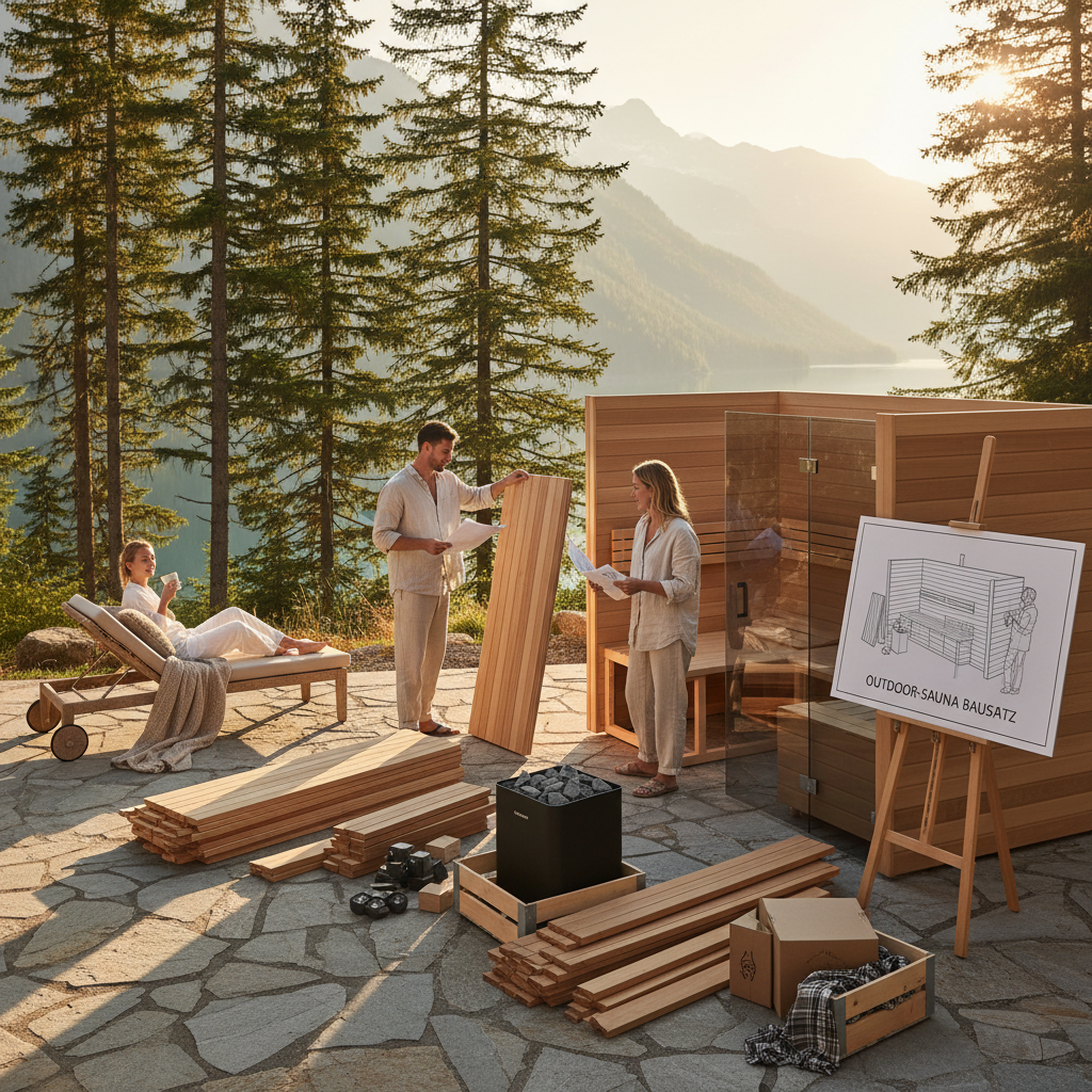 Outdoor-Sauna-Bausatz