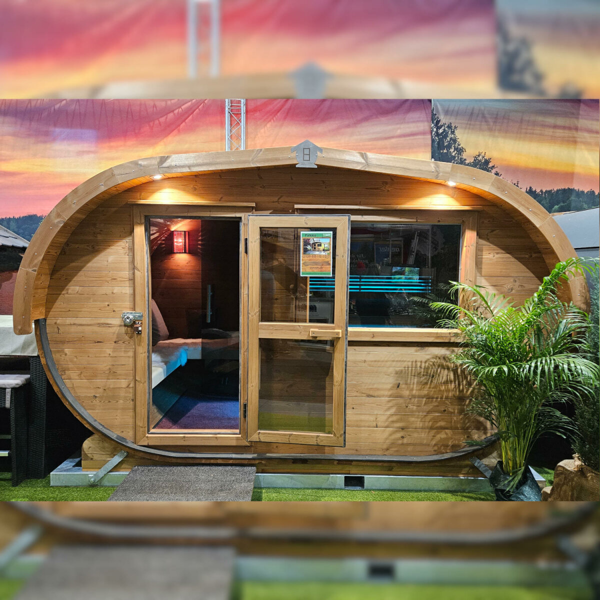 Palkkio Oval Fasssauna — Testsieger 2026