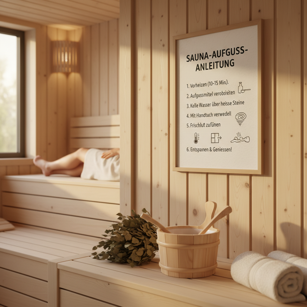 Sauna-Aufguss-Anleitung