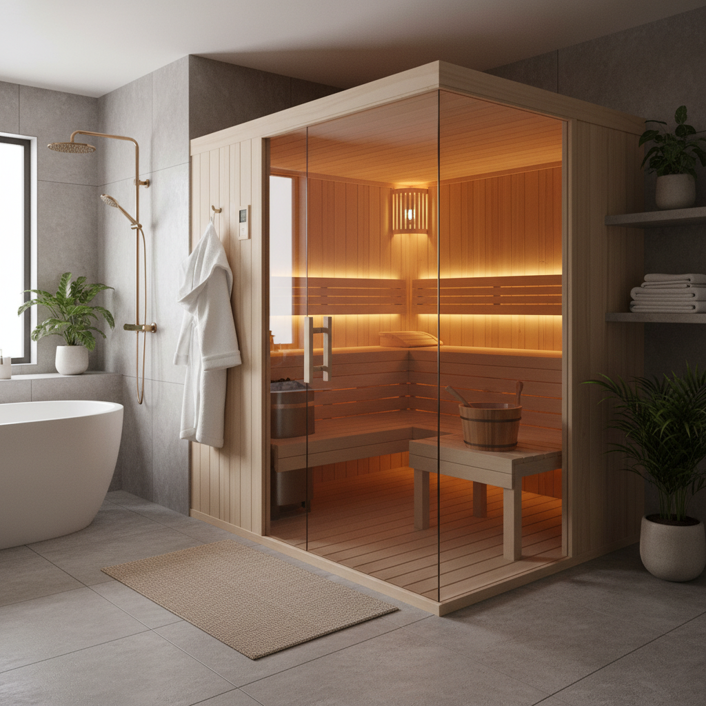 Sauna im Badezimmer