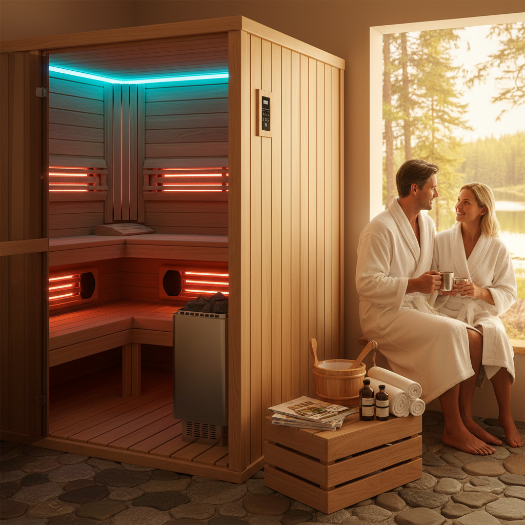 Sauna-Bausatz mit besonderen Funktionen