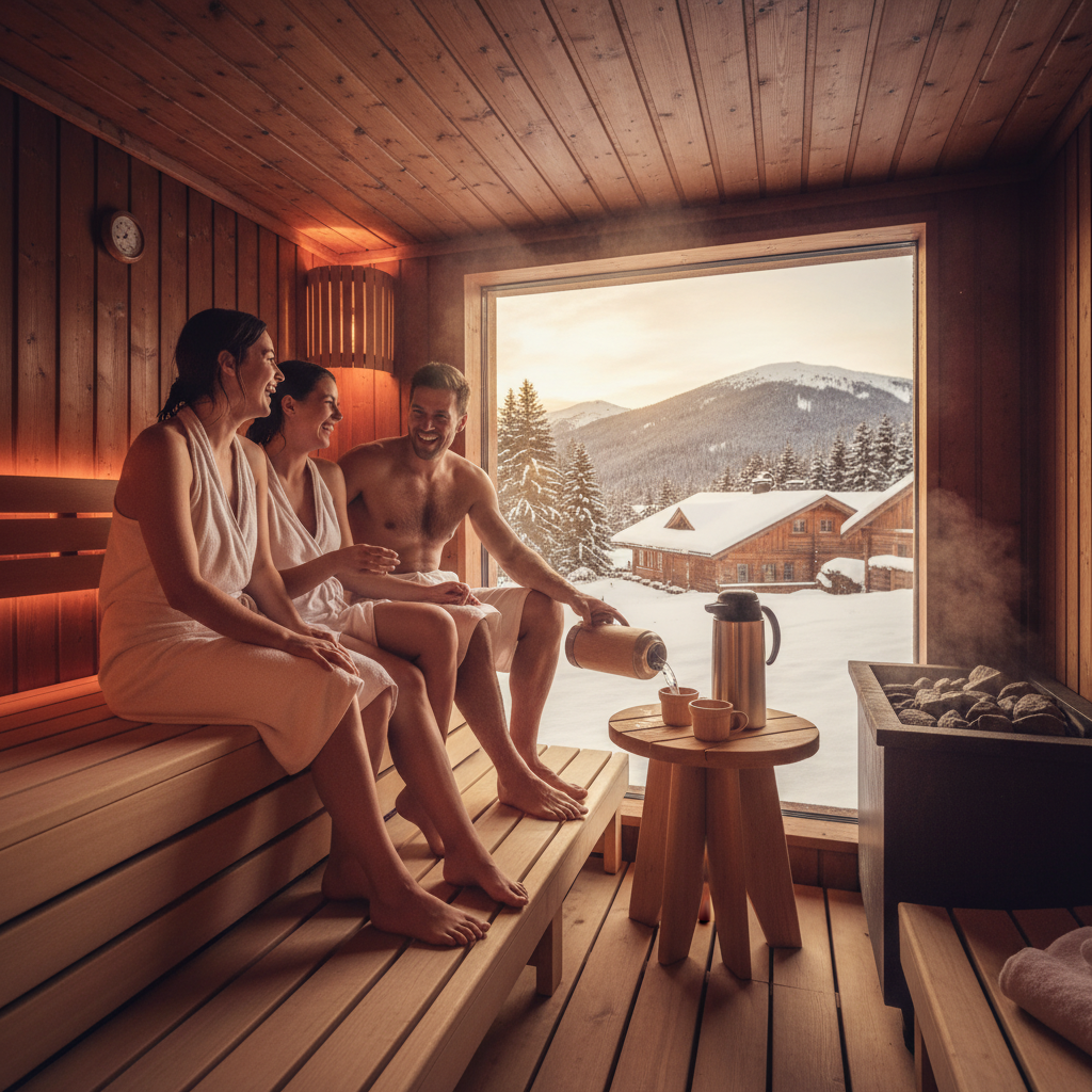 Sauna im Erzgebirge