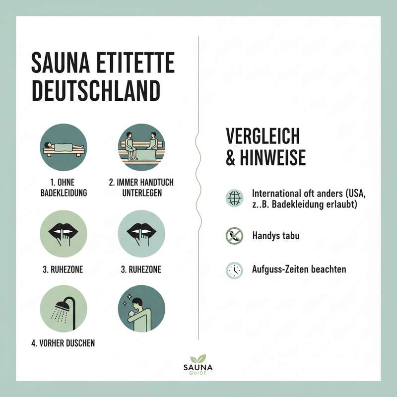 Sauna Etikette Vergleich — Deutschland, Finnland, Österreich