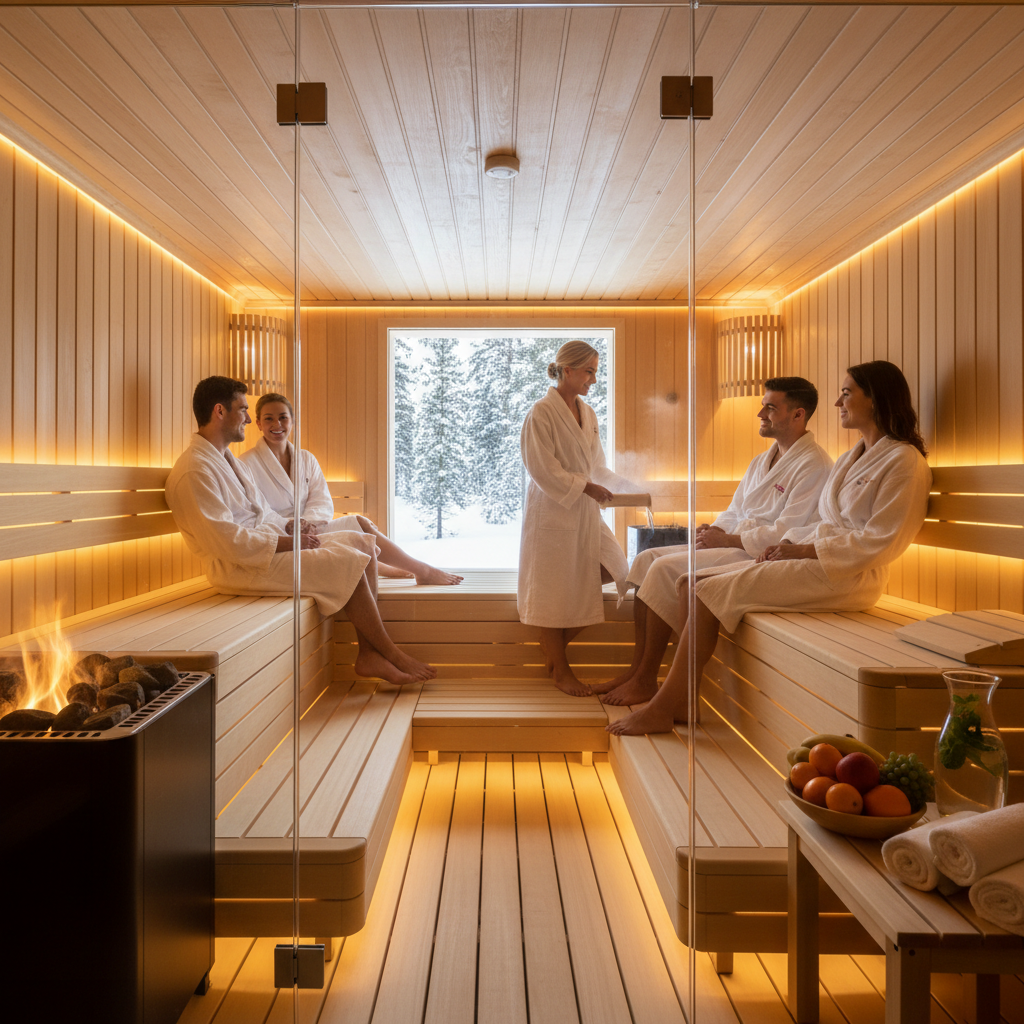 Sauna für 6 Personen