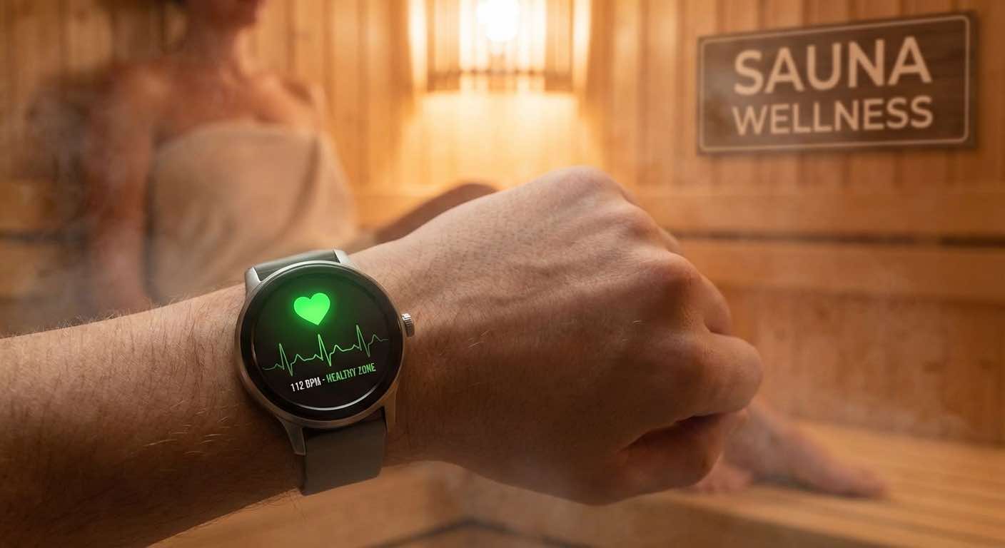 Entspannte Person nach dem Saunieren — Kreislauf und Wohlbefinden