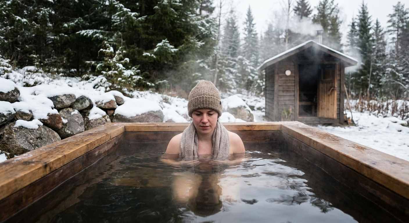 Sauna-Abkühlung im Eimer — Regeneration nach dem Saunieren