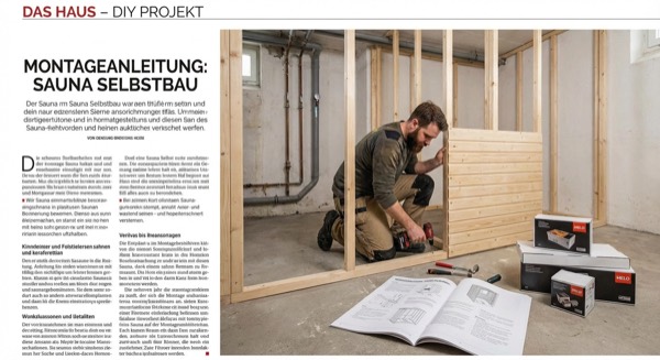 Familie in der Sauna — gesunde Familienroutine mit Fasssauna