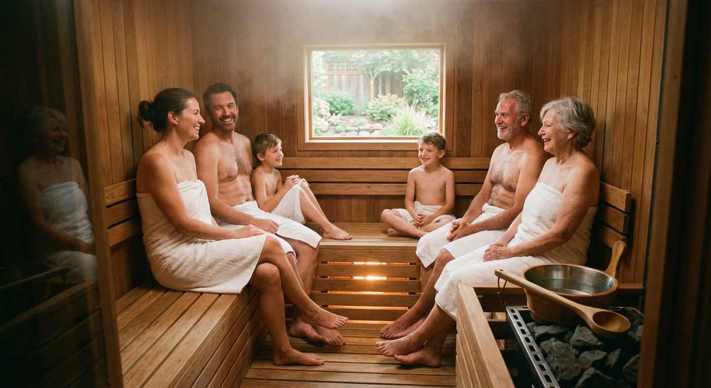 Sauna im Garten aufbauen — Fundament und Aufstellung