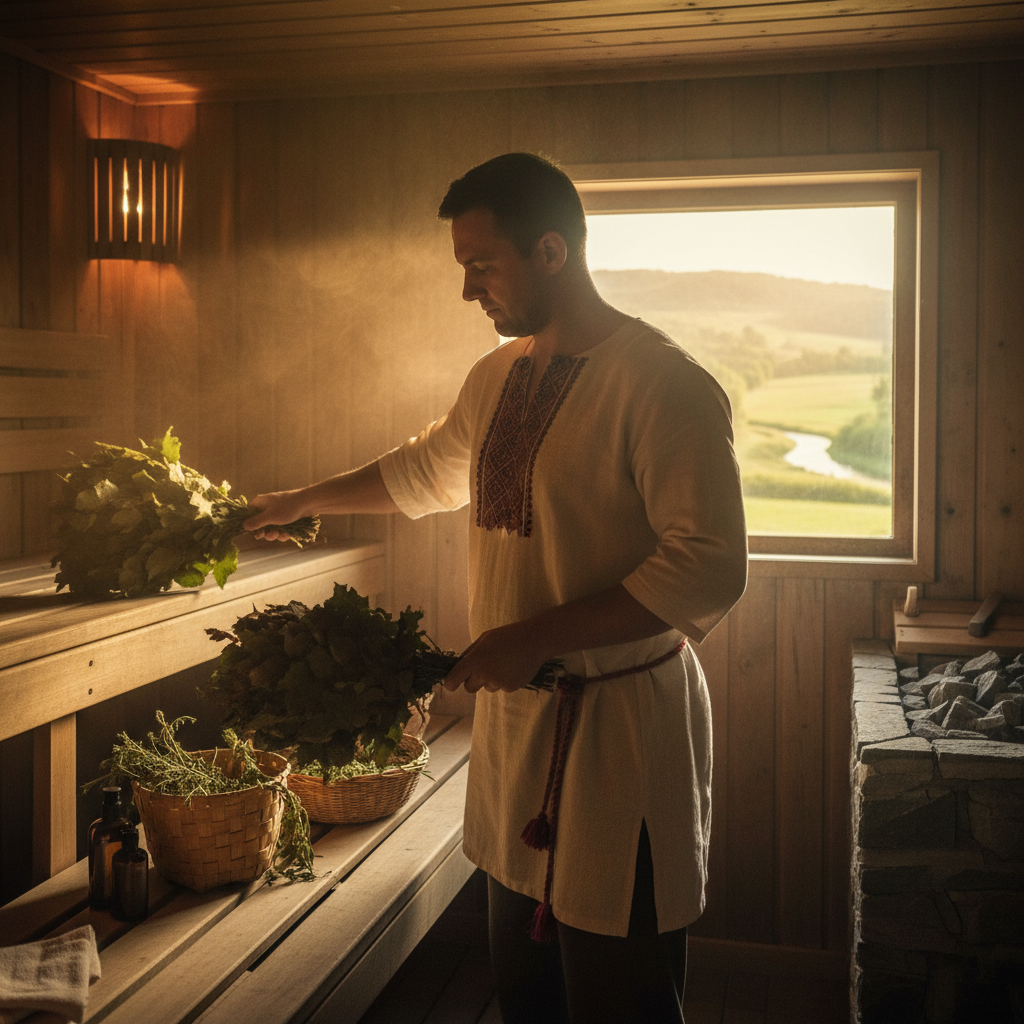 Saunamitarbeiter in der Grafschaft