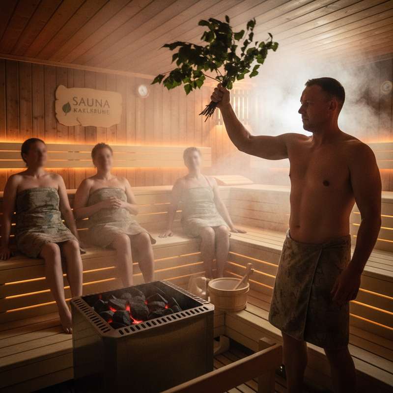 Saunalandschaft Karlsruhe – Entspannung in der Sauna mit Aufguss