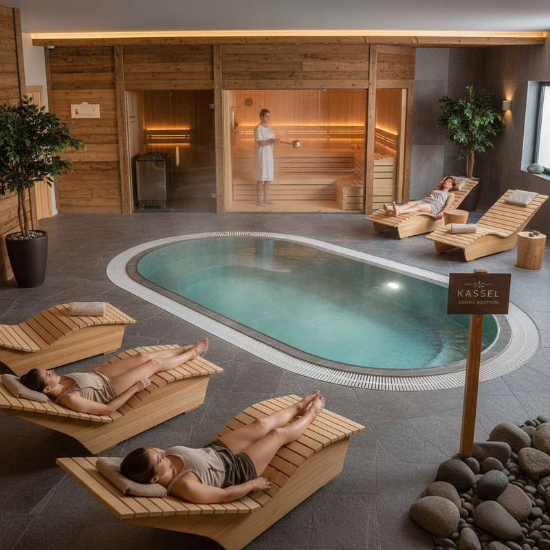 Saunabereich Kassel mit Aufguss und Solepool
