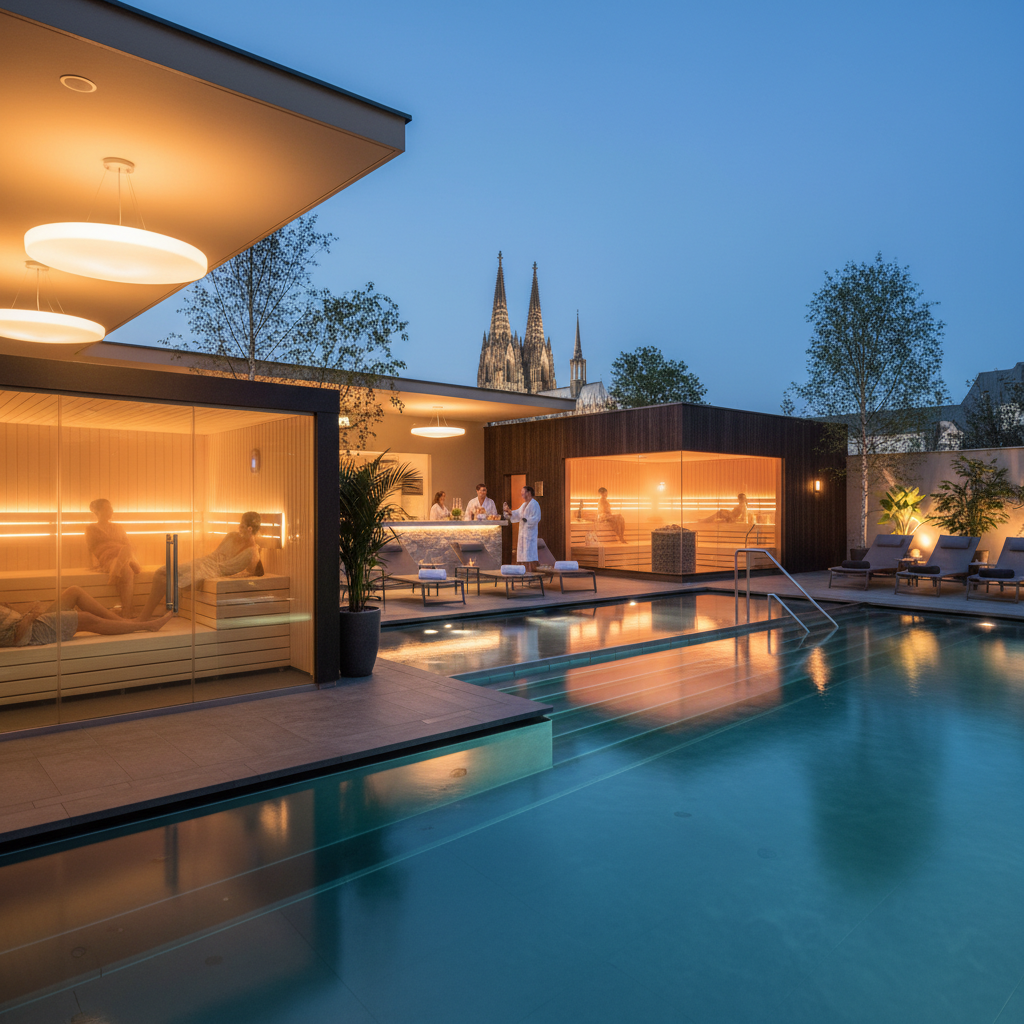 Saunalandschaft in Köln