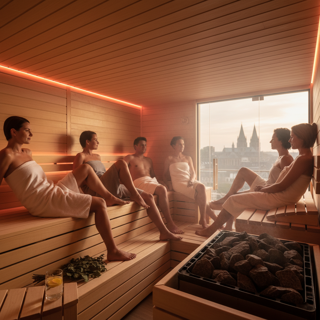 Sauna-Besuch