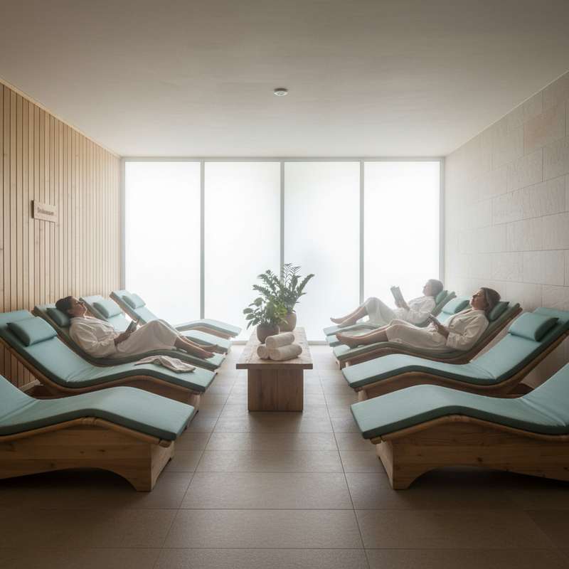 Saunabereich Mannheim mit Dampfbad und Ruheraum