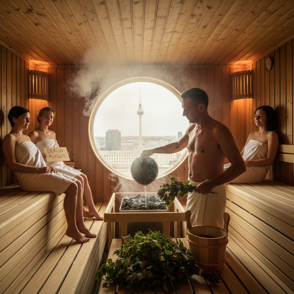 Sauna mit Aufguss Berlin 🌿 - Unser Konzept für Entspannung