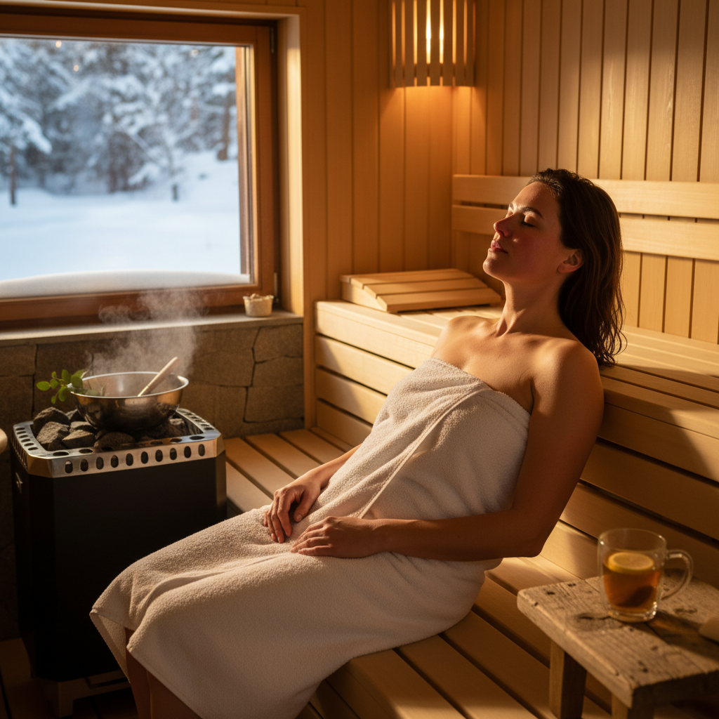 Sauna mit Erkältung