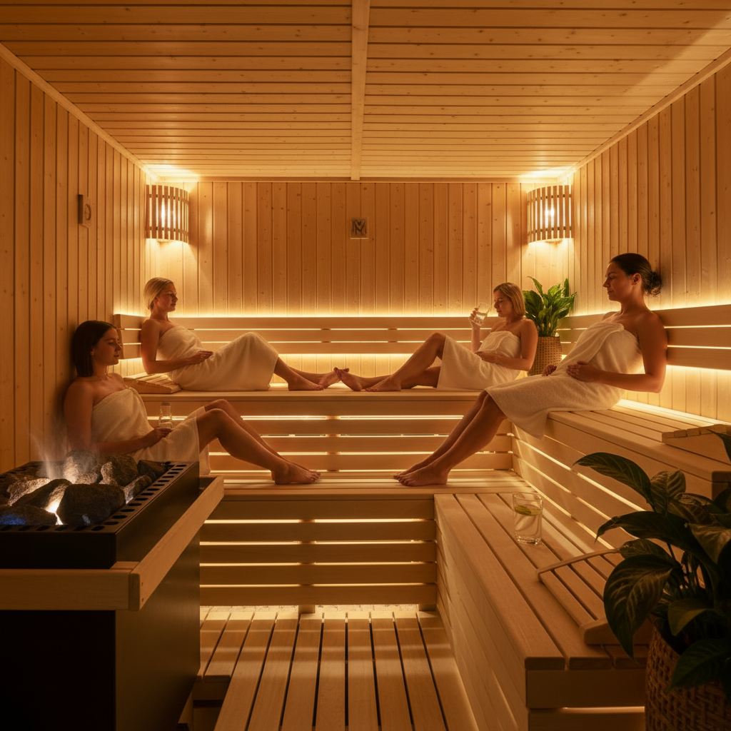 Sauna-Landschaft in München