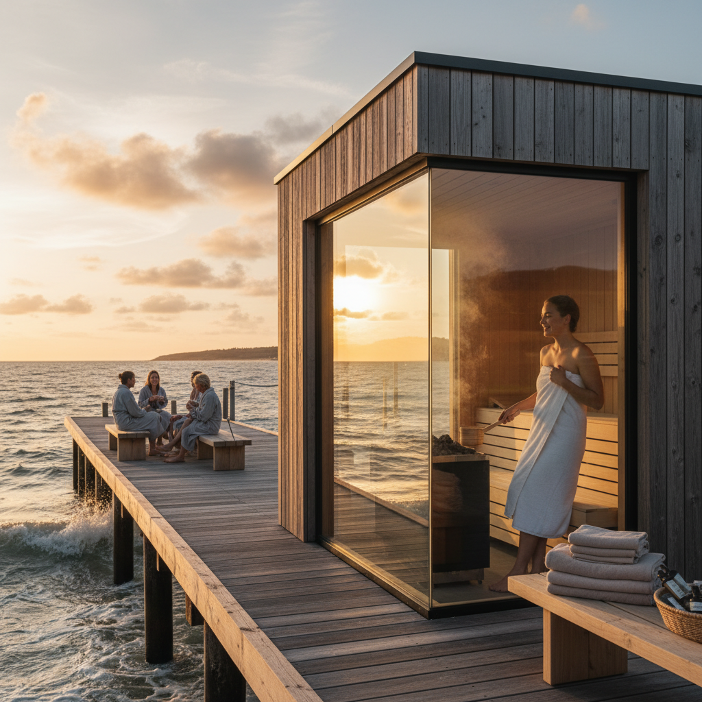 Sauna in der Nordsee