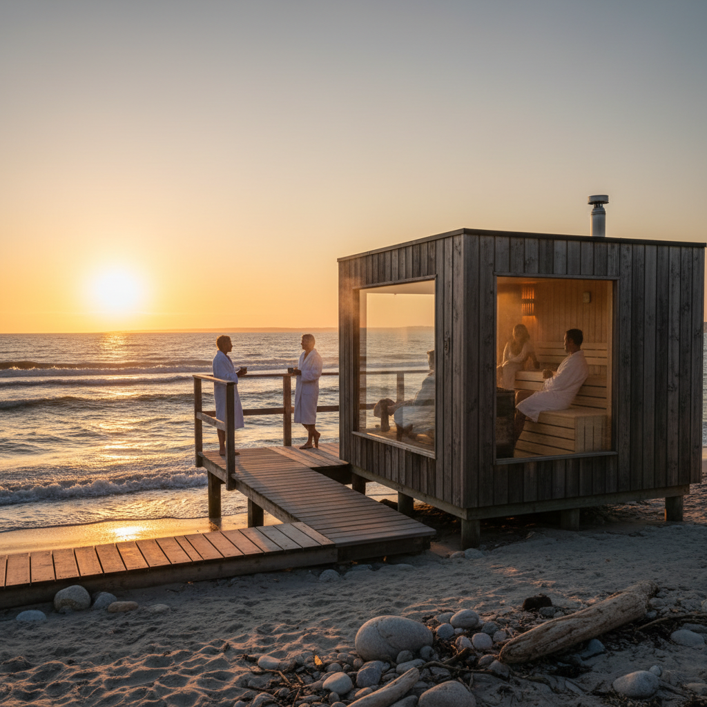 Sauna in der Nordsee