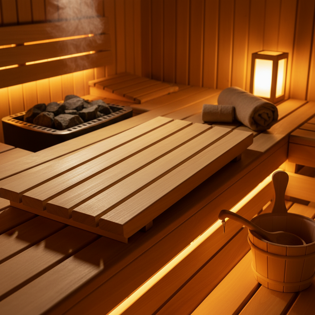 Sauna-Sitzbrett