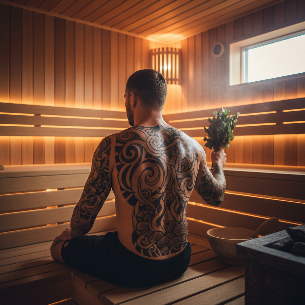 Sauna-Tattoo