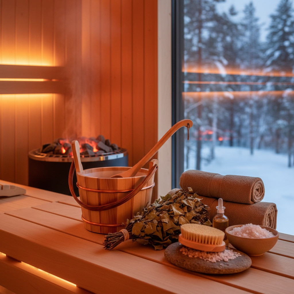 Luxus-Sauna-Zubehör-Set