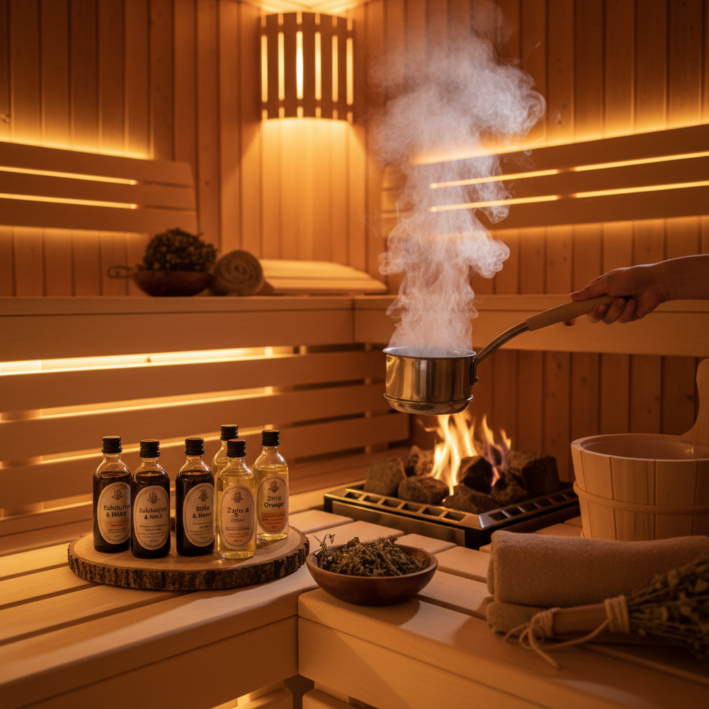 Saunaduft in der Sauna