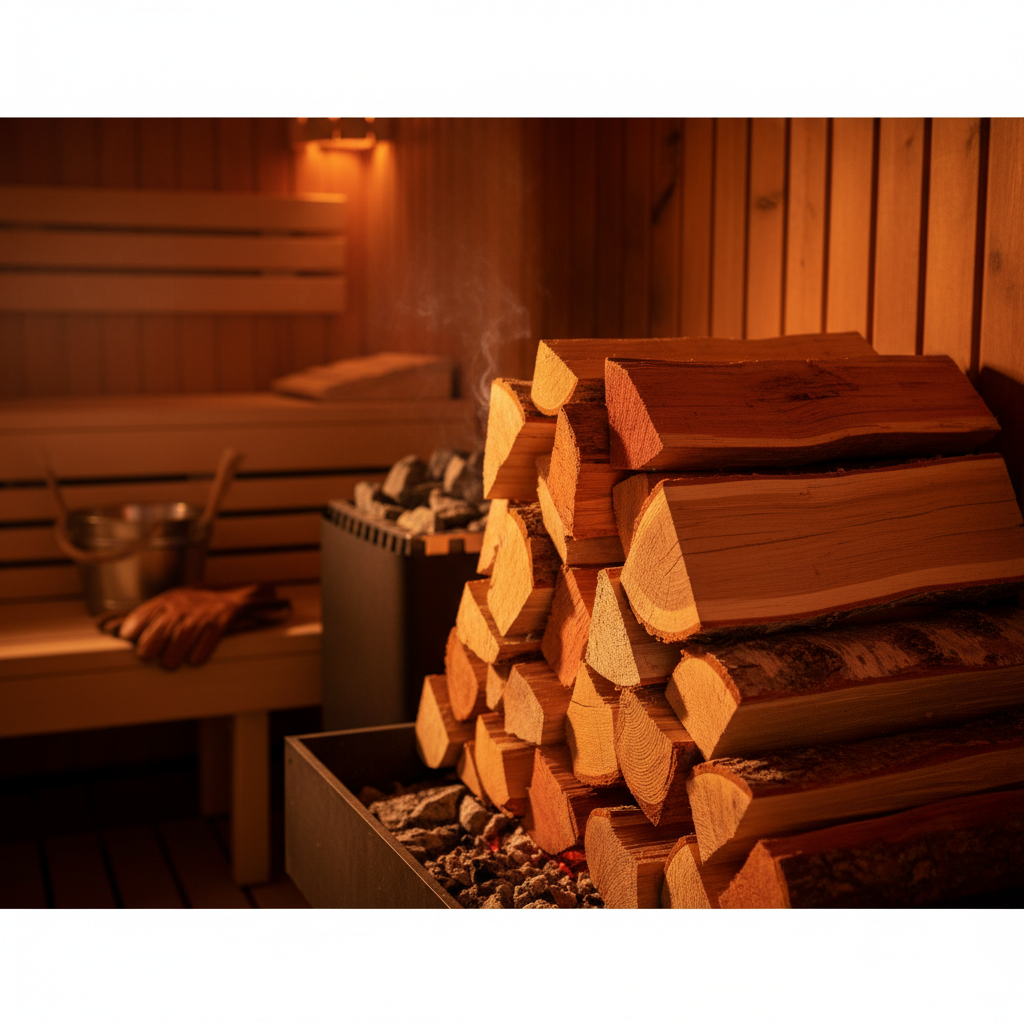 Saunaholz zum Brennen