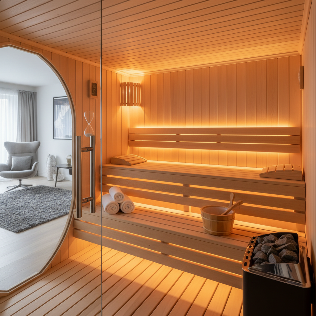 Saunakabine für Innenräume