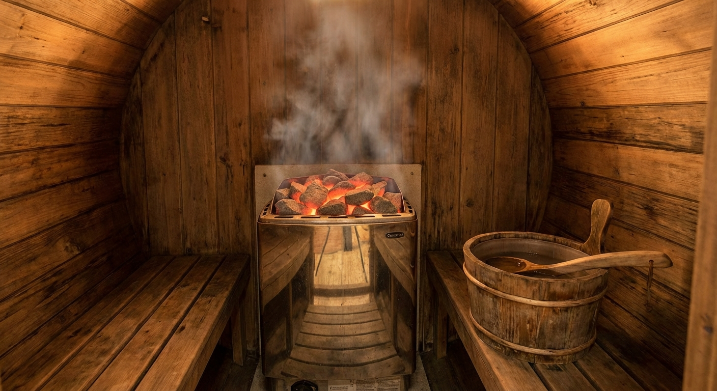 Fasssauna Holzofen vs Elektroofen Vergleich