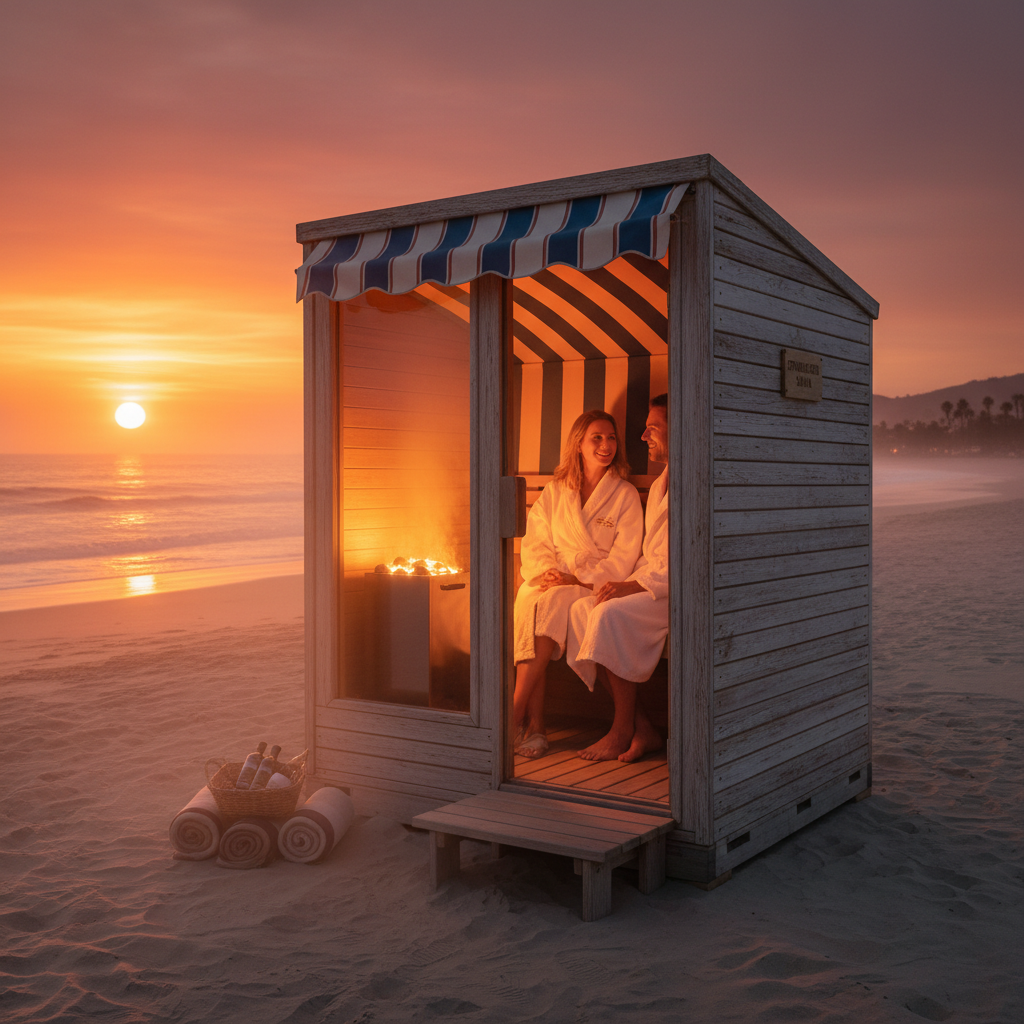 Strandkorbsauna 🌴: Die ultimative Lösung für Ihren Strandurlaub