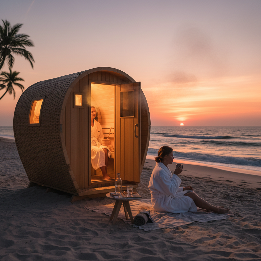Strandkorbsauna